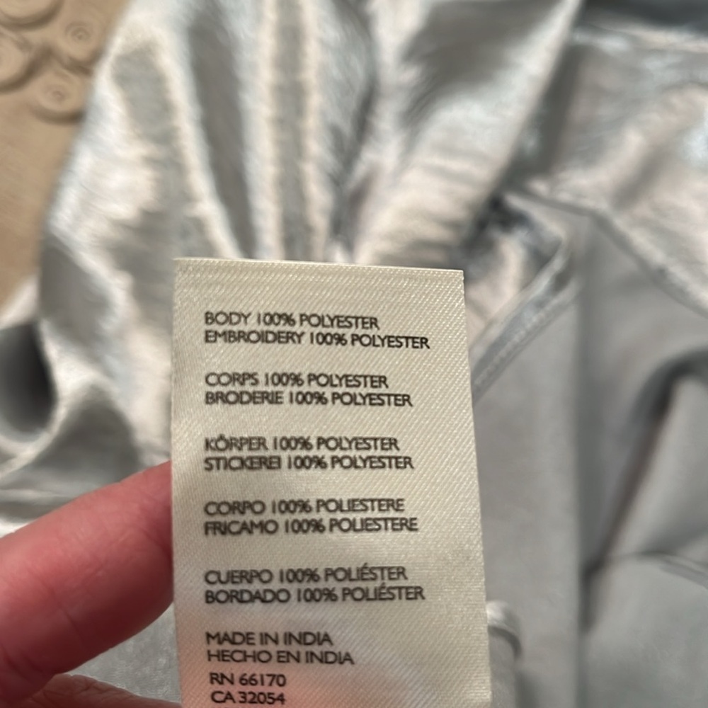 Urban Outfitters Chloe Silver Satin Slip Dress/NWT/S - Picture 13 of 15